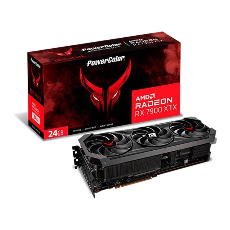 Placa de Vídeo RX 7900 XTX Red Devil PowerColor AMD Radeon, 24 GB